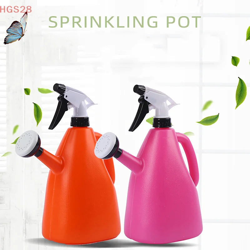 1000ml Plastic Watering Can Pot Plants Adjustable Pressure Spray Water Kettle Indoor Flower Sprayer Gardening Supplies