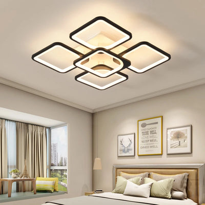 Hot Selling White Chandeliers For Bedroom Living Room Kitchen Living Room Studyroom Apartment Indoor Acrylic LED Lighting Lamps