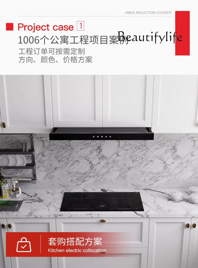 Embedded induction cooker Electric ceramic  Integrated double stove Embedded double head one electric one ceramic double stove