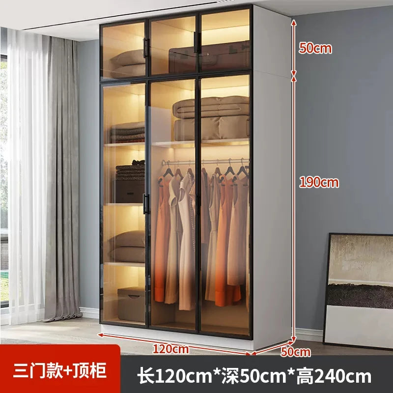 Organizer Partitions Wardrobe Mirror Cabinets Storage Cupboard Wooden Wardrobe Space Saving Cheap Cube Muebles Hotel Furniture