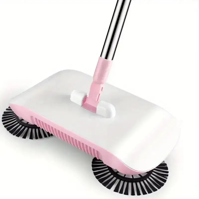 Hand pushed sweeping machine broom set for household use, automatic sweeping and mopping machine, sweeping and mopping broom art