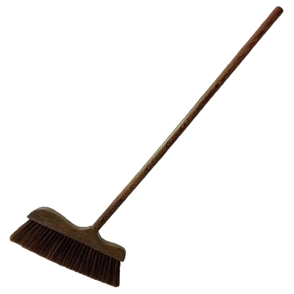 Outdoor Broom Angled Broom Wood Handle Soft Floor Sweeping Brooms Kitchen Broom Cleaning Brush Broomsticks Collapsible Garage