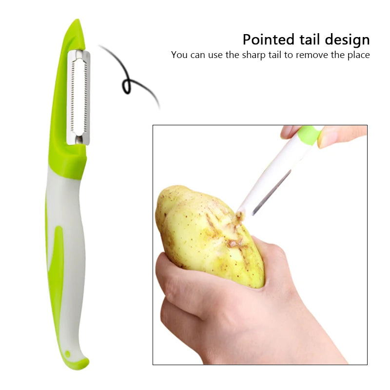 Vegetable Slicer Peeler Carrot Potato Fruit Shred Grater Knife Stainless Steel Peeler Zester Razor Sharp Cutter Kitchen Tools