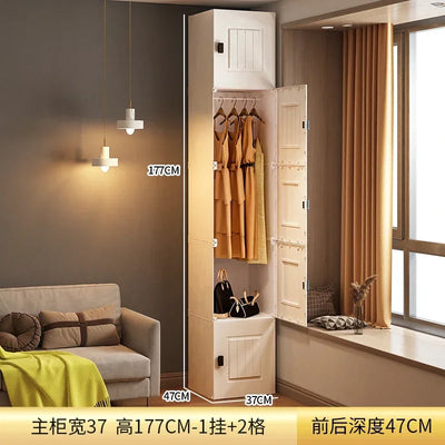 Nordic Minimalist Wardrobe Cupboard Storage Organizer Partitions Bedroom Closet Portable Living Room Muebles Trendy Furniture