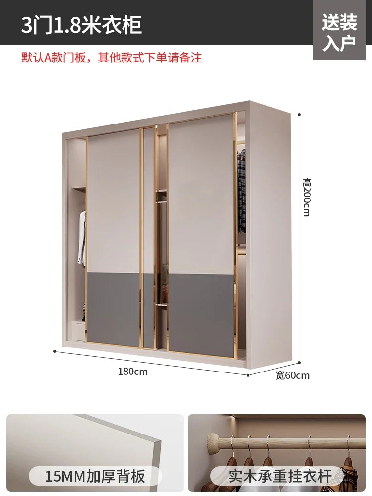 Nordic Drawer Wardrobes Multilayer Doors Modern Open Closets Room Wardrobes Drawers Shelf Armoire De Rangement Bedroom Furniture