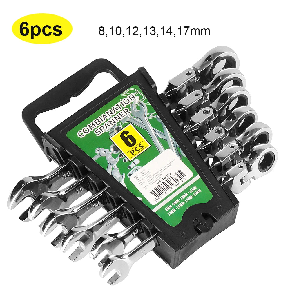 Ratchet Wrench Set Tools for Men Tool Full Professional Novelty Socket Sets Flat Wrenches Automotive Mechanical Hand Torque Car