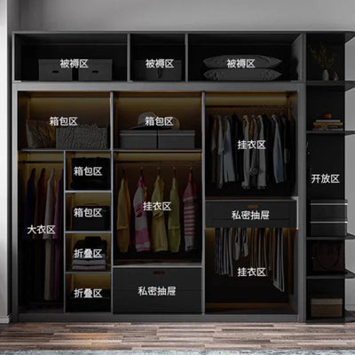 Shelf Shelve Wardrobes Organizer Underwear Nordic Storage Open Closets Cabinet Modern Ropero Armable De Ropa Bedroom Furniture