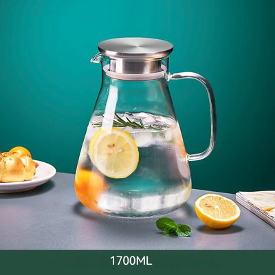 Household Cold Kettle Heat Resistant explosion-proof Teapot Large Capacity Teapot Set Coffee Pot Glass Teapot Juice Pot