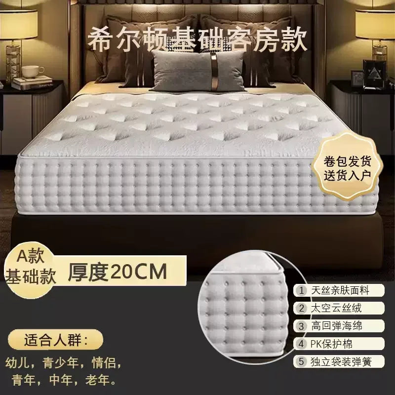 King Sized Latex Mattress Double Modern Latex Luxury Memory Foam Mattress High Quality Queen Colchones Bedroom Furniture