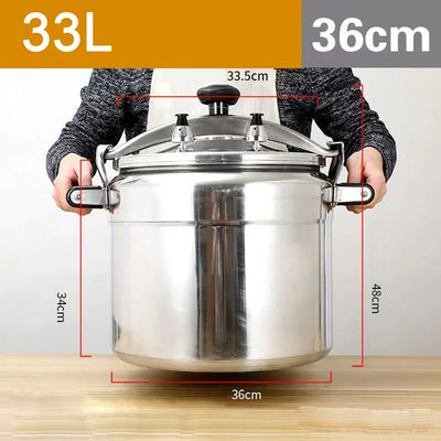 Commercial Large Capacity Pressure Cooker, Stew Pot, Kitchen Cookware, Safety Pan, Induction Cooker, 9-60L