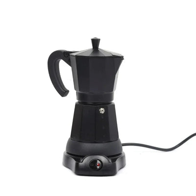 220/110V 300ml Aluminum Electric Mocha Pot 6 Cups Italian Espresso Maker Fast and Convenient Electric Coffee Pot Barista Tools