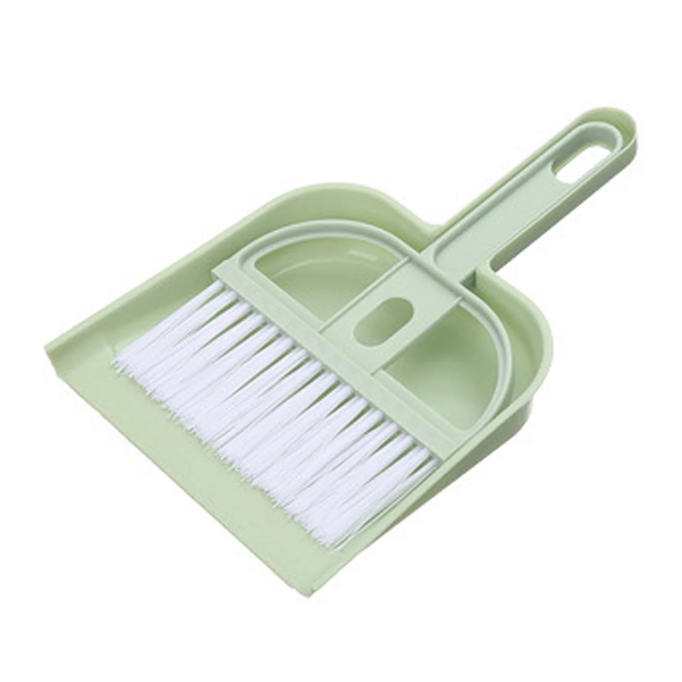 2Pcs/Set Small Broom Dustpan Set Cartoon Rabbit Bear Frog Pattern Keyboards Cleaning Mini Broom Dustpan Set