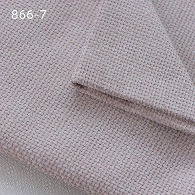 Thick Woven Pattern Chenille Sofa Fabric By The Meter for Upholstery Pillowcase Cushion Diy Sewing Soft Cloth Plain Khaki White