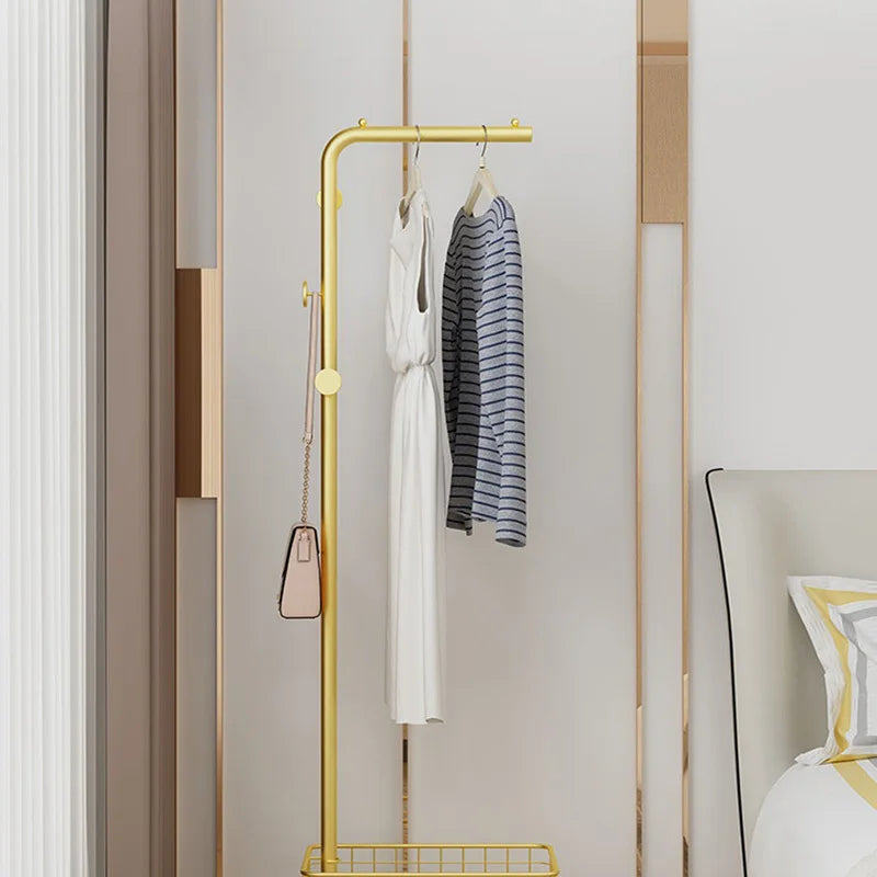 Stand Coat Rack Clothes Hangers Modern Hallway Nordic Bags Design Coat Rack Decorative Golden Ripiano Home Furniture YYY30XP