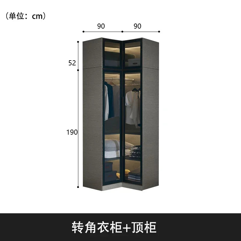 Modern Wardrobe Underwear Design Living Room Cafe Bar Corner Multifunctional Drawer Closet Salon Guardaropa Wooden Furniture