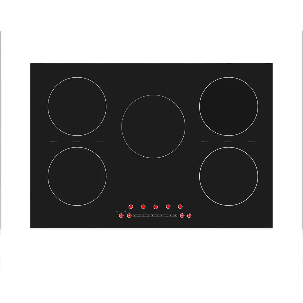 Custom Design Household Built In Hotpot CE CB  6400W 220V Cooktop Electric Multi 5 Burner Induction Cooker