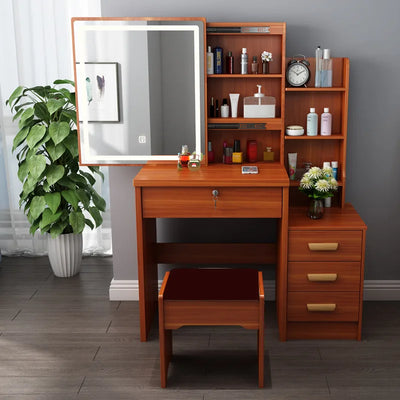 Dressing Table Small Apartment Dresser Modern Makeup Mirror Storage Cabinet 옷장