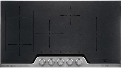 Professional 36 Inch Electric 5-Burner Induction Stainless Steel-Heats Fast and Even, FPIC3677RF Cooktop