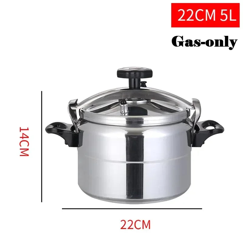 Commercial Large Capacity Pressure Cooker, Stew Pot, Kitchen Cookware, Safety Pan, Induction Cooker, 9-60L