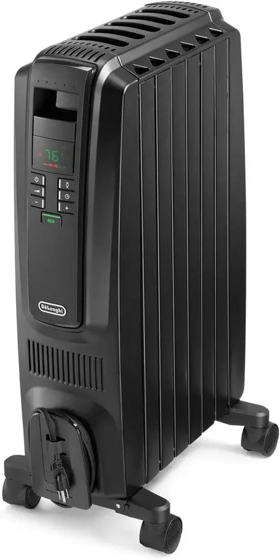 Digital Oil Filled Radiator Heater,1500W Electric Space Heater for Indoor Use,Programmable Timer, Full Room Heater