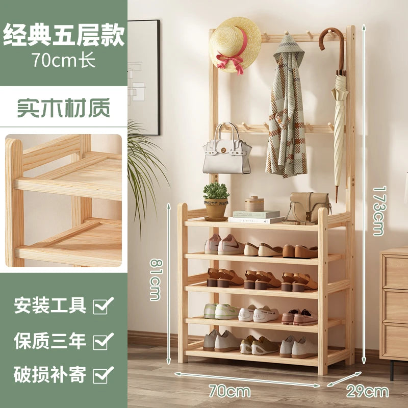 Wooden Shoulder Bag Shoe Cabinet Entrance Hall Library Vertical Bar Shoe Stand Designer Living Room Sapateira Garden Furniture