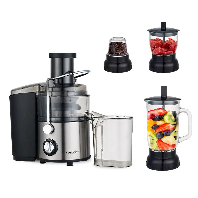 High Quality  4 In 1 Slow Juicers Extractor Machine 800w Strong Motor Blenders And Juicers Machine Orange Juicers