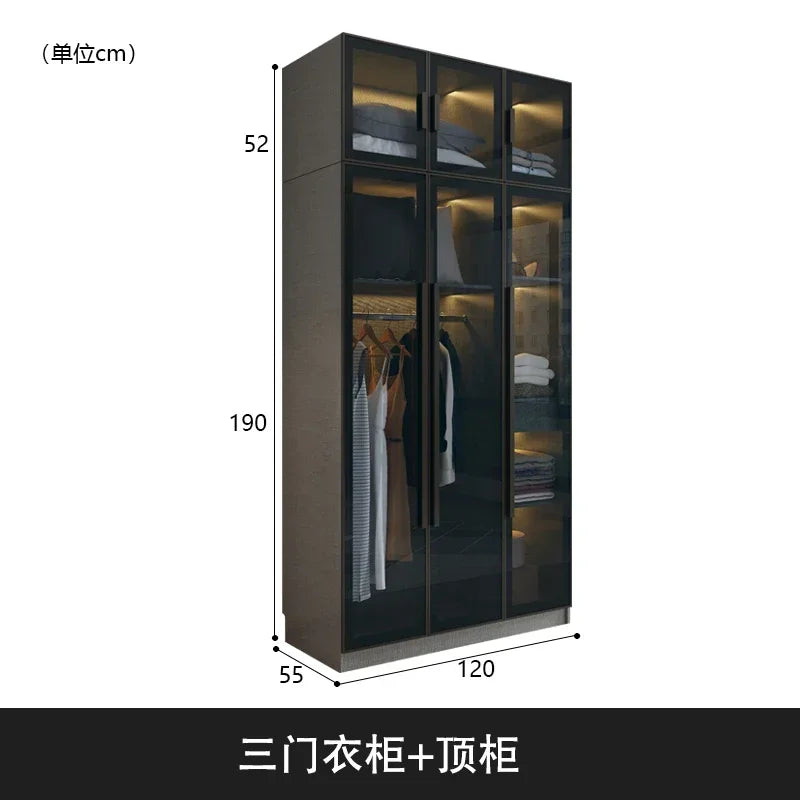 Modern Wardrobe Underwear Design Living Room Cafe Bar Corner Multifunctional Drawer Closet Salon Guardaropa Wooden Furniture