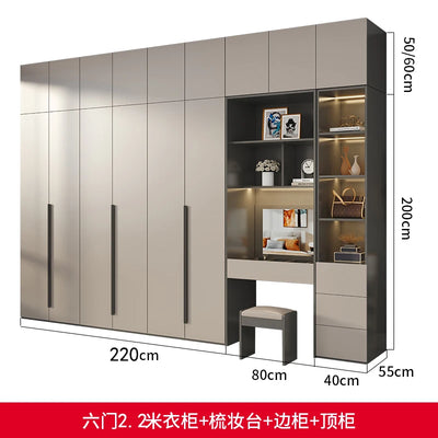 Elegant Sliding Doors Wardrobes Drawer Holder Clothes Storage Wardrobes Cabinet Bedroom Organizer Guarda Roupa Home Furniture