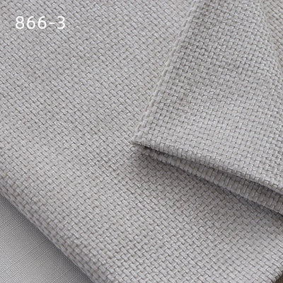 Thick Woven Pattern Chenille Sofa Fabric By The Meter for Upholstery Pillowcase Cushion Diy Sewing Soft Cloth Plain Khaki White