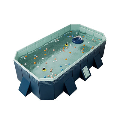 1.6-3M Swimming Pool Foldable Frame Paddling Pools Thickened Wear-Resistant Outdoor Non-Inflatable  Summer Water Game For Family