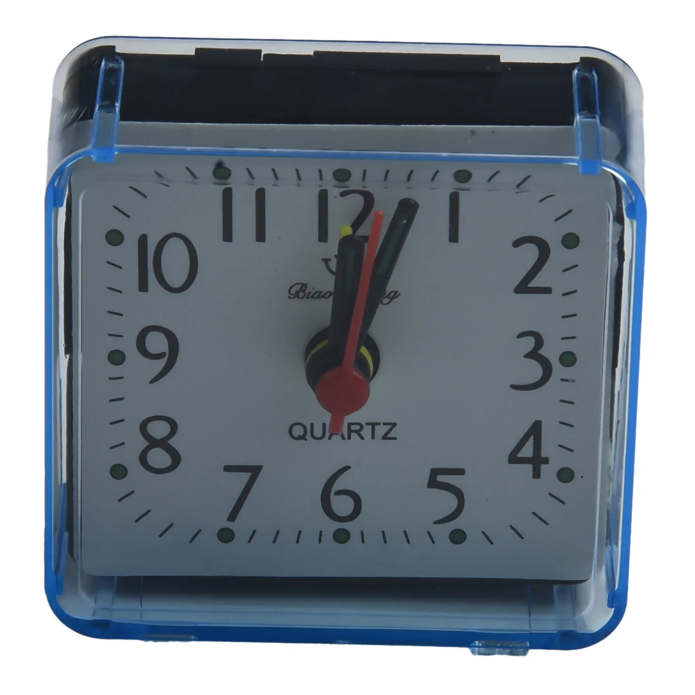 Wake Up Clocks Alarm Clock Office 1 AA Battery Small Square 1 Pcs 6.2x3x5.9cm Candy Colors Easy-To-Read Numbers