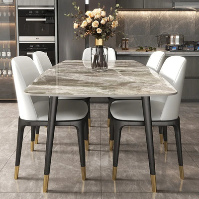 Italian Design Dining Table Light Luxury Modern Kitchen Dining Table Restaurant Center Mesas De Comedor Home Furniture