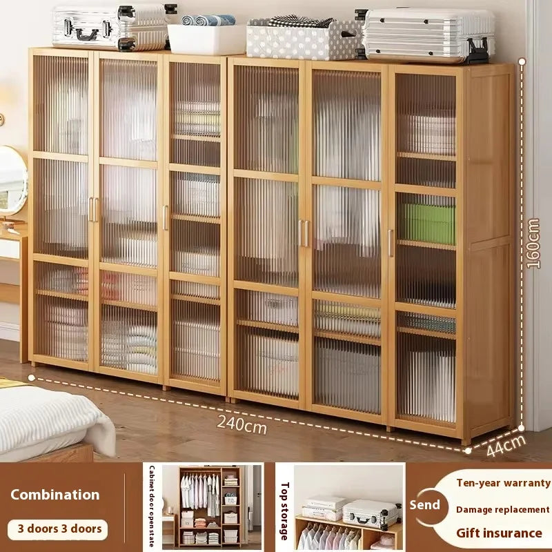 Wardrobe Wardrobe Bedroom Single Sliding Door Home Small Closet Closets And Cabinets Storage Cabinet Armored Room Set Furniture