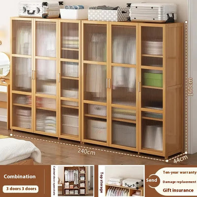 Wardrobe Wardrobe Bedroom Single Sliding Door Home Small Closet Closets And Cabinets Storage Cabinet Armored Room Set Furniture