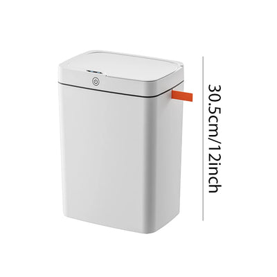 Smart Garbage Bin IPx5 Waterproof Smart Wastebasket Moisture-Resistant Infrared Induction USB Charging with Lid for Home Kitchen