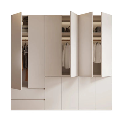 Big Cubes Tall Wardrobes Clothes Women Nordic White Cabinets Bedroom Wardrobes Armoire Wooden Guarda Roupas Bedroom Furniture