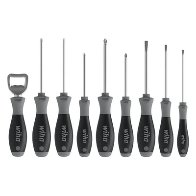 Wiha 46544 9Pcs Screwdriver Set Slotted Phillips TORX Opener SoftFinish 85 Years Anniversy Limited Edition