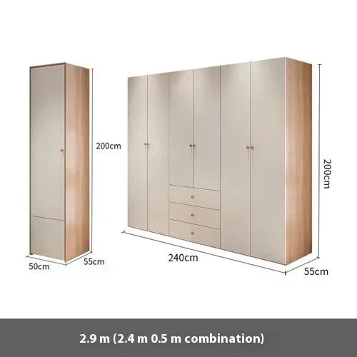 Bedroom European New Wardrobe Luxury Modern Luxury Large Clothes Storage Wardrobe Portable Nordic Guarda Roupa Unique Furniture