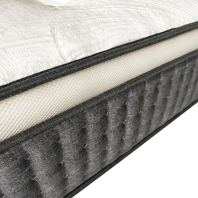 NEW Soft Memory Foam Plush Pocket Spring Tencel fabric Vacuum Compressed Mattress