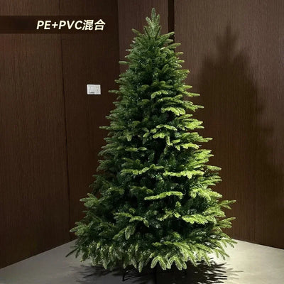 Artificial Christmas Tree PE+PVC Encryption with LED Lights Large Christmas Home Decoration New Year Christmas Tree 1.2m To 2.4m