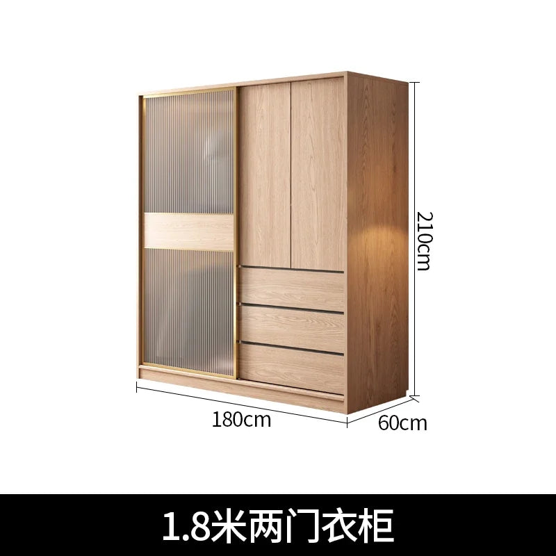 Wooden Luxury Wardrobes Modern Clothes Storage Organizer Wardrobes Apartment Display Mueble Para Colgar Ropa Furniture Bedroom