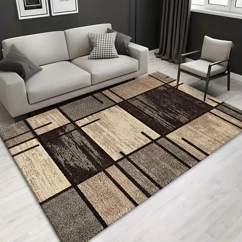 Nordic Geometry Carpet for Living Room Home Decor Coffee Table Large Area Rugs Bedroom Bedside Foot Pad Alfombra Tapis Salon