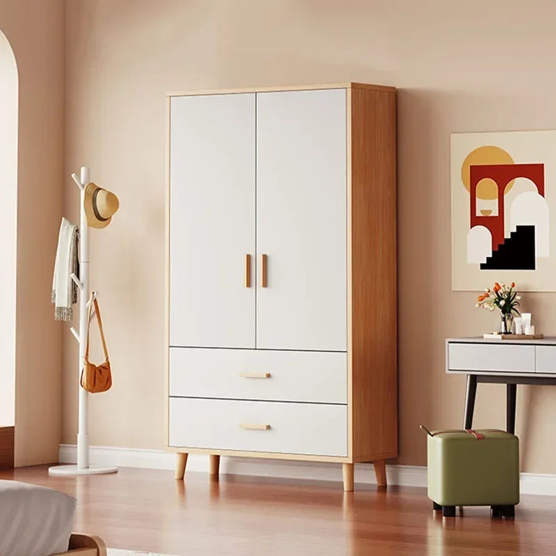 Storage Wooden Wardrobe Bedroom Designer Clothes Display Multifunction European Apartment Szafy Korean Style Furniture