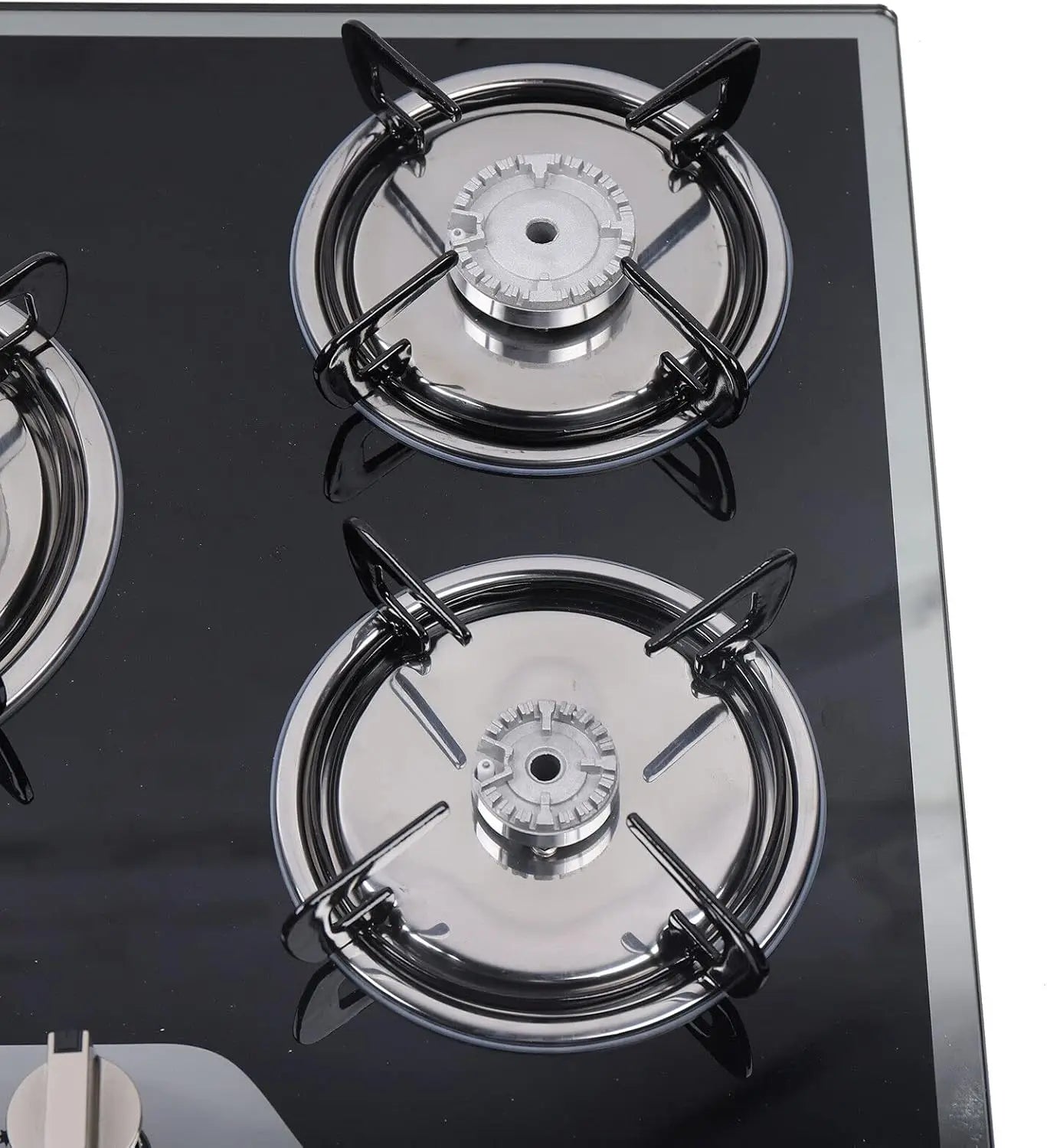 23'' 30 Inch 35'', Built-in NG/LPG Convertible Gas Cooktops 4 Burners 5 Burner Gas hob, Gas Countertop Plug-in with Tempered Gla