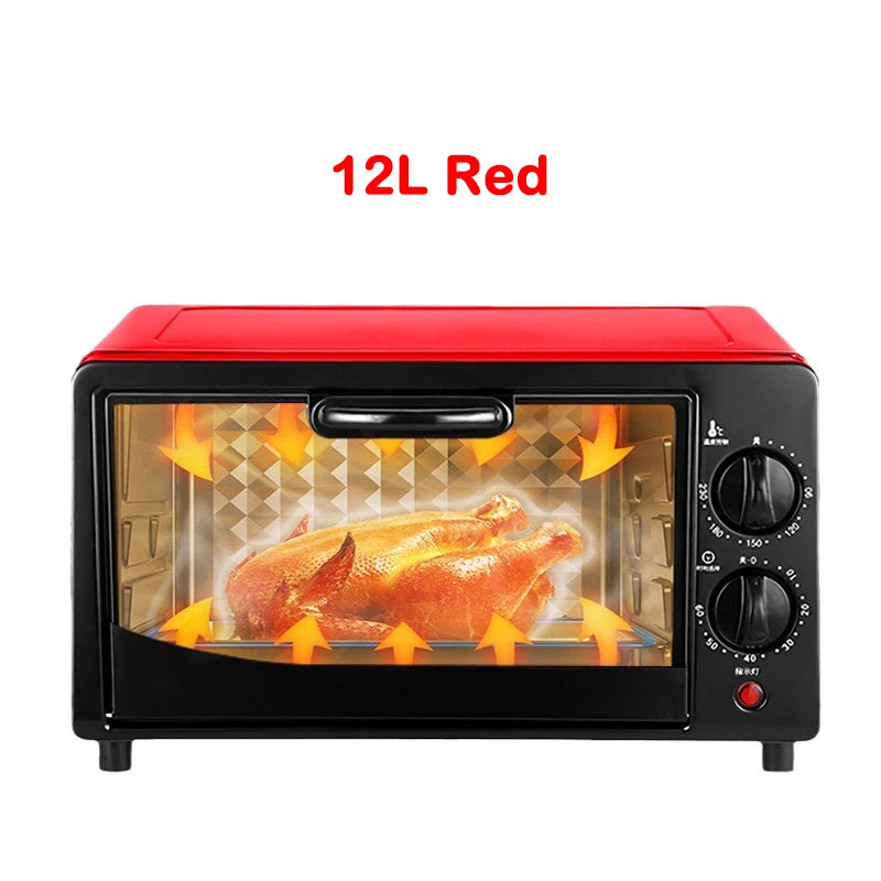 DMWD 22L Household Electric Oven Multifunctional Roaster Timing Baking Oven Grill Cake Pizza Breakfast Baking Machine 1000W