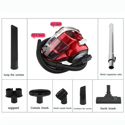 2800W Suction Power 32000PA Vacuum Cleaner Strong Large Power Vacuum Cleaner Household 80DB No Consumption 2L Home Appliance