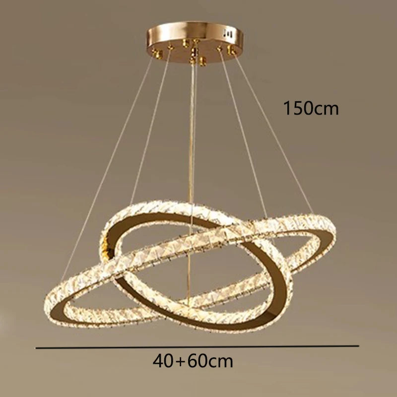 Modern home decoration crystal chandelier, stair Pendant lamp, living room Pendant lights, interior lighting