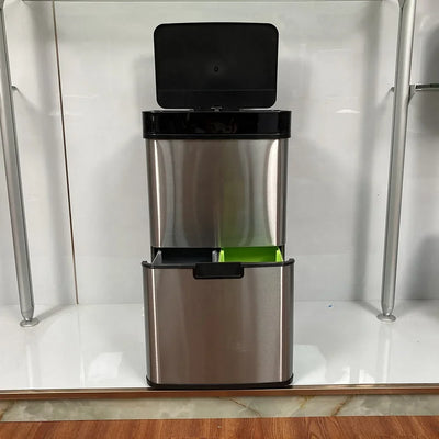 Smart Sensor induction kitchen automatic trash can