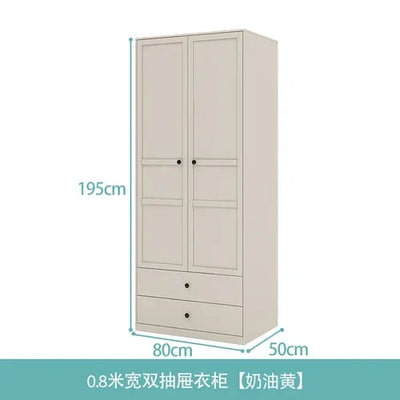 Solid Wood Wardrobes Stand Bedroom Kids Clothes Girl Wardrobe European Drawer Schrank Schlafzimmer Furniture For Bedroom