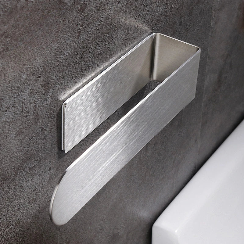 Extremely simple bar, bathroom, 304 stainless steel towel rack, non perforated towel pole, single pole towel hanger